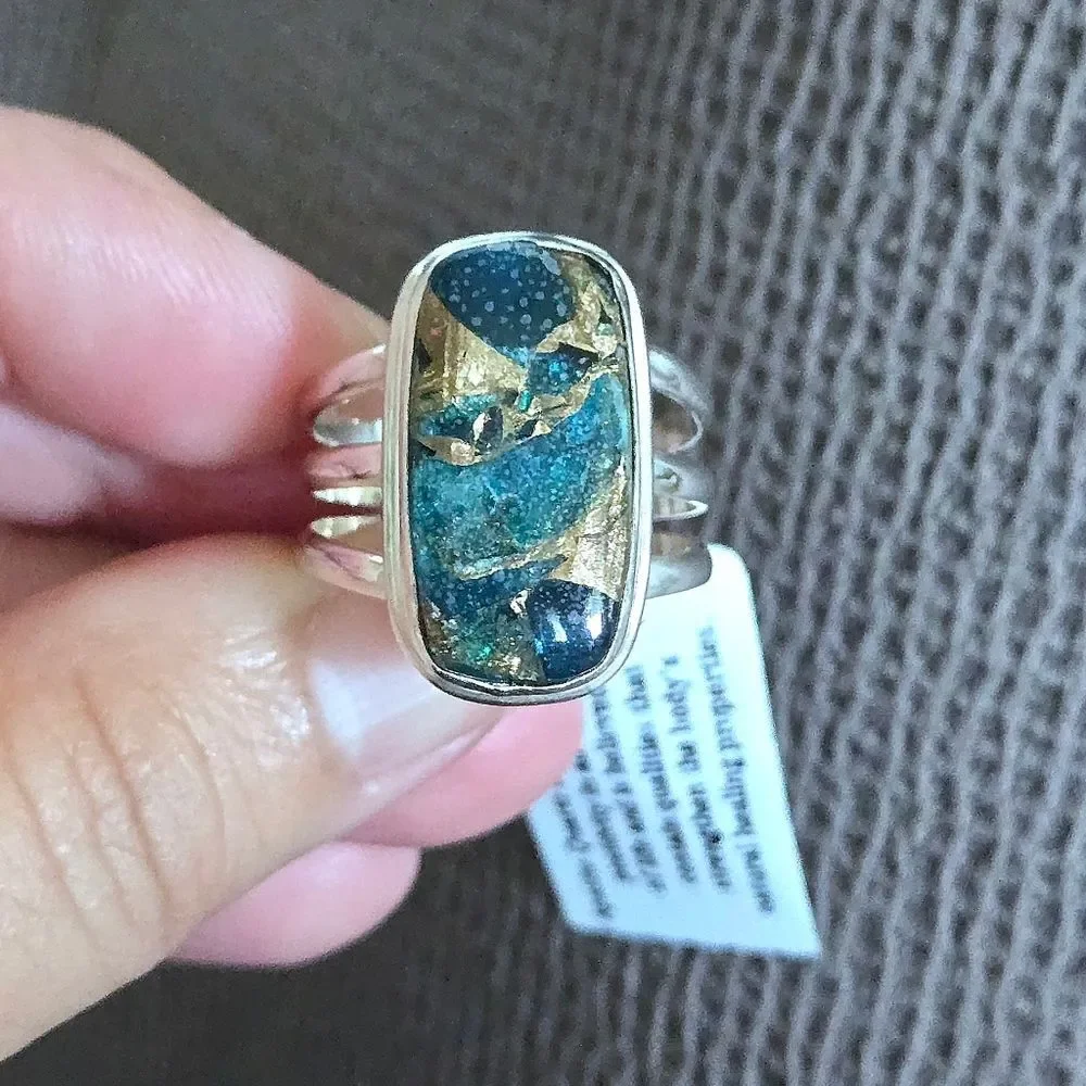 Shivam Apatite Quartz Statement Ring💍 - NWT